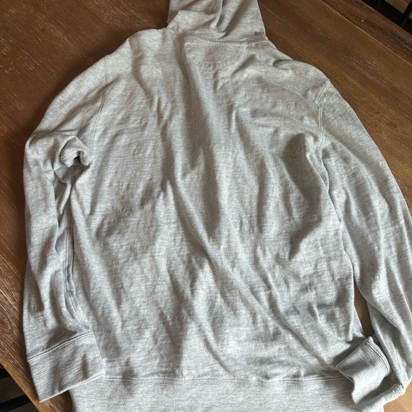 Faherty Light Gray Zip-Up Men's Sweater - Picture 4 of 4